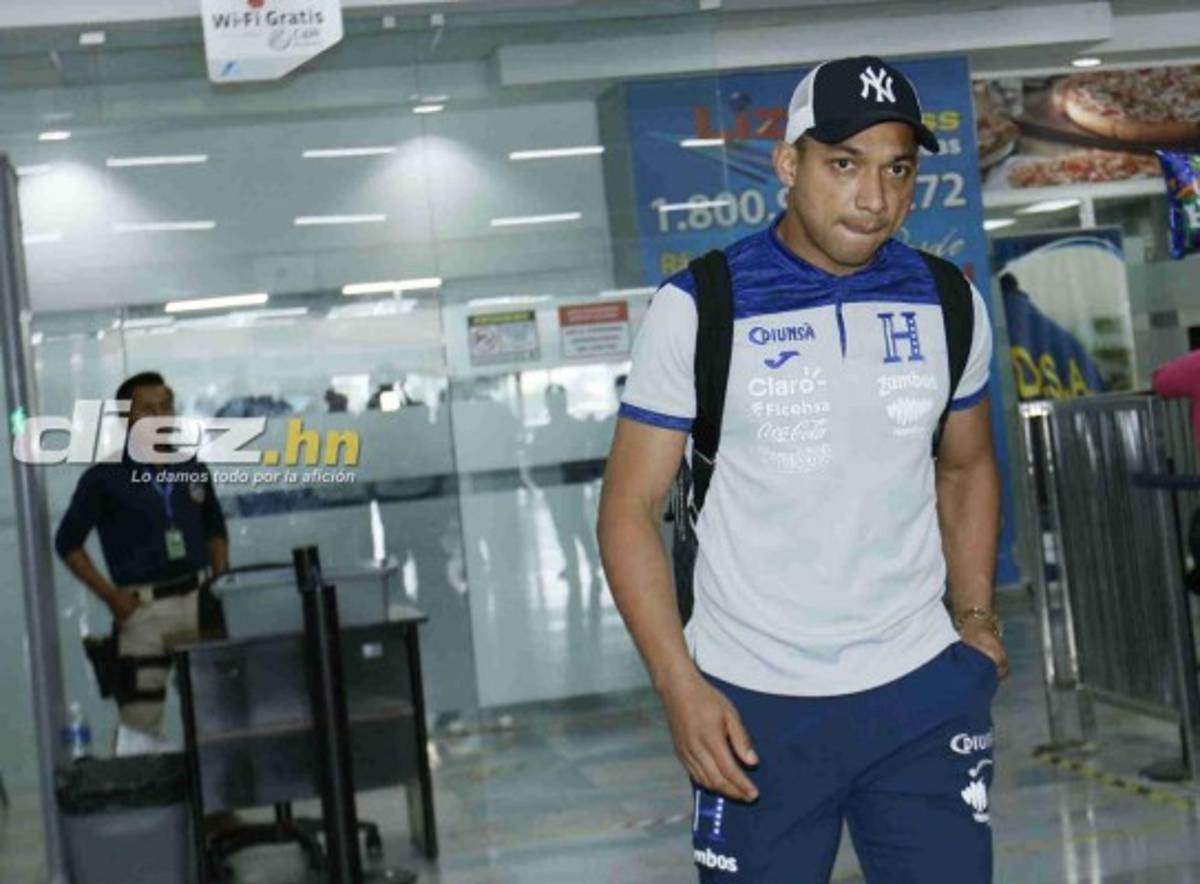 FOTOS: Jugadores de Selección de Honduras llegan tristes tras goleada ante Brasil