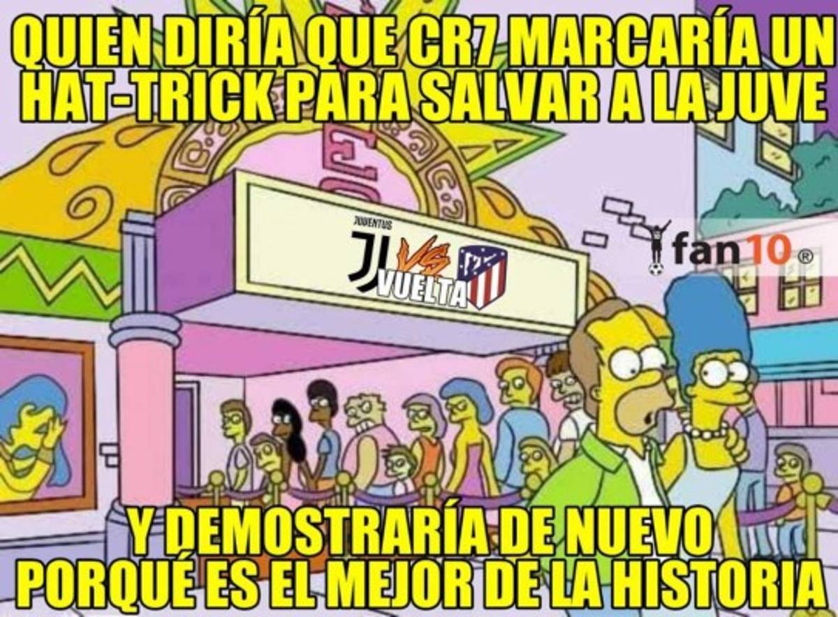 'Trituran' con memes a Cristiano Ronaldo y a la Juventus tras derrota ante el Atlético