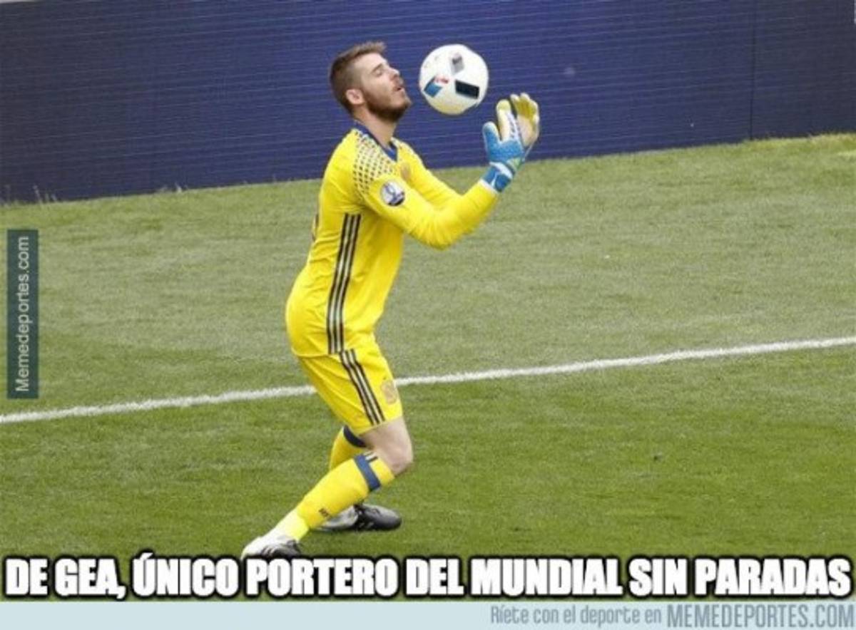 MEMES: Hacen pedazos a De Gea y España por empatar ante Marruecos en el Mundial de Rusia