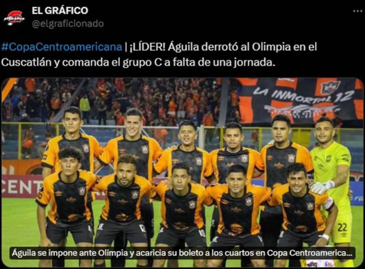 “Águila venció al poderoso Olimpia”: no perdonan al equipo de Troglio tras dolorosa caída en la Copa Centroamericana