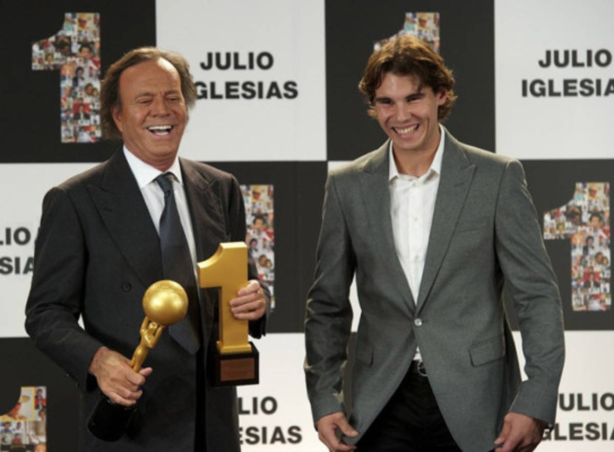 Julio Iglesias se deshace en elogios hacia Rafael Nadal