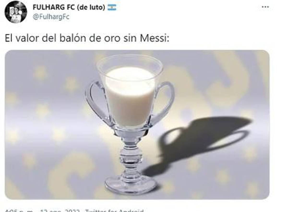 Para reír: Los jocosos memes que dejó la no nominación de Messi al Balón de Oro 2022; No perdonan a los franceses