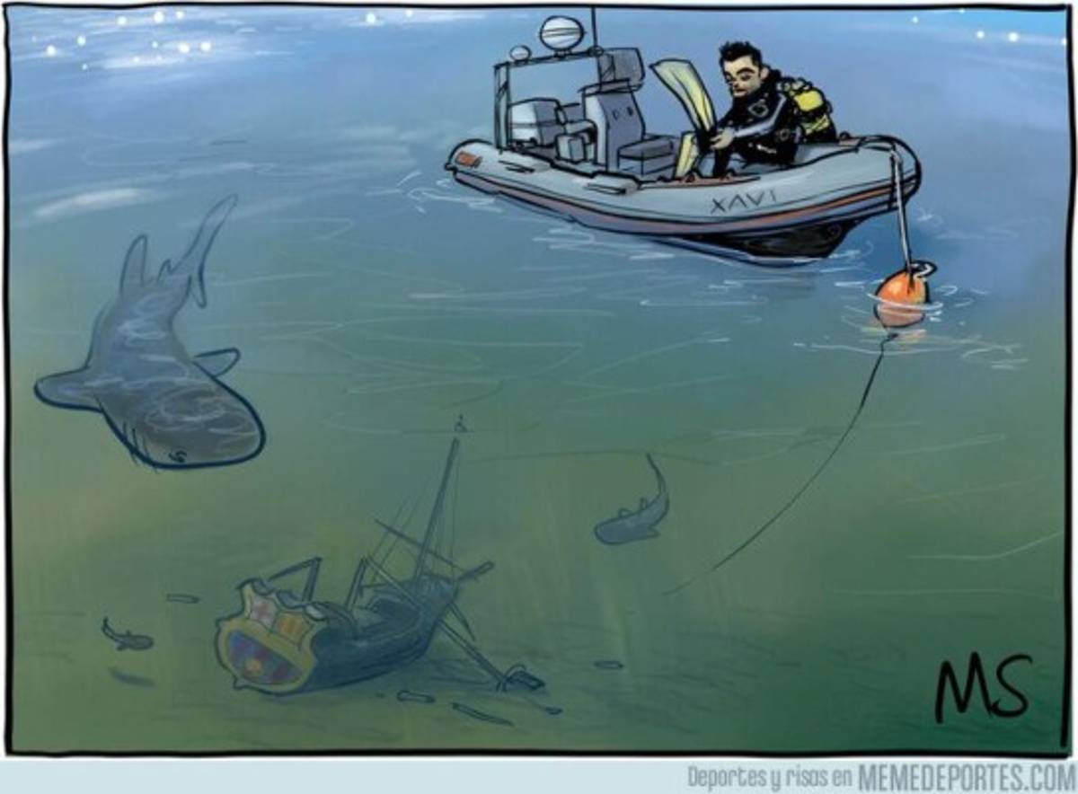 Los jocosos memes que dejó la presentación de Xavi en Barcelona: Salvavidas, enfermería y resurrección