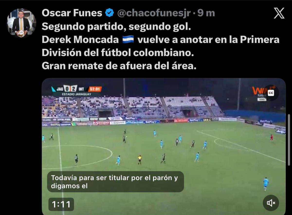Tiene todo para dominar en Colombia Clase de fichaje: la prensa reacciona al segundo gol de Dereck Moncada