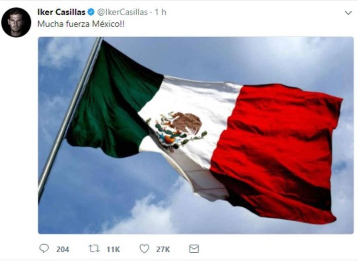 ¡Ojo! Famosos, deportistas e incluso Donald Trump envían sus mensajes de solidaridad a México