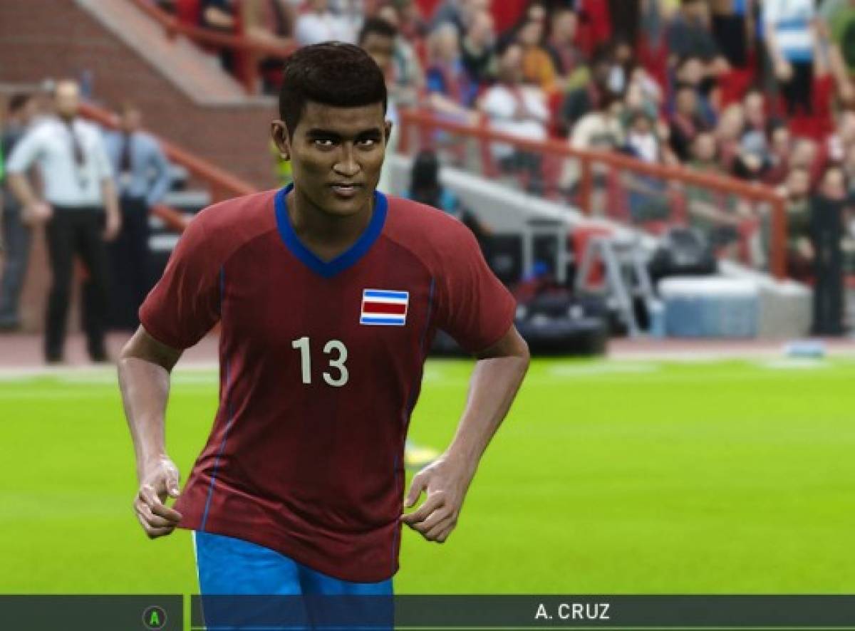 ¡Solo tres se parecen! Así lucen las selecciones de Honduras y Costa Rica en el PES 2020