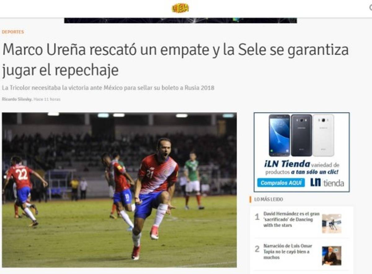 Así reaccionan los medios de Panamá y Costa Rica luego juego ante Trinidad y México
