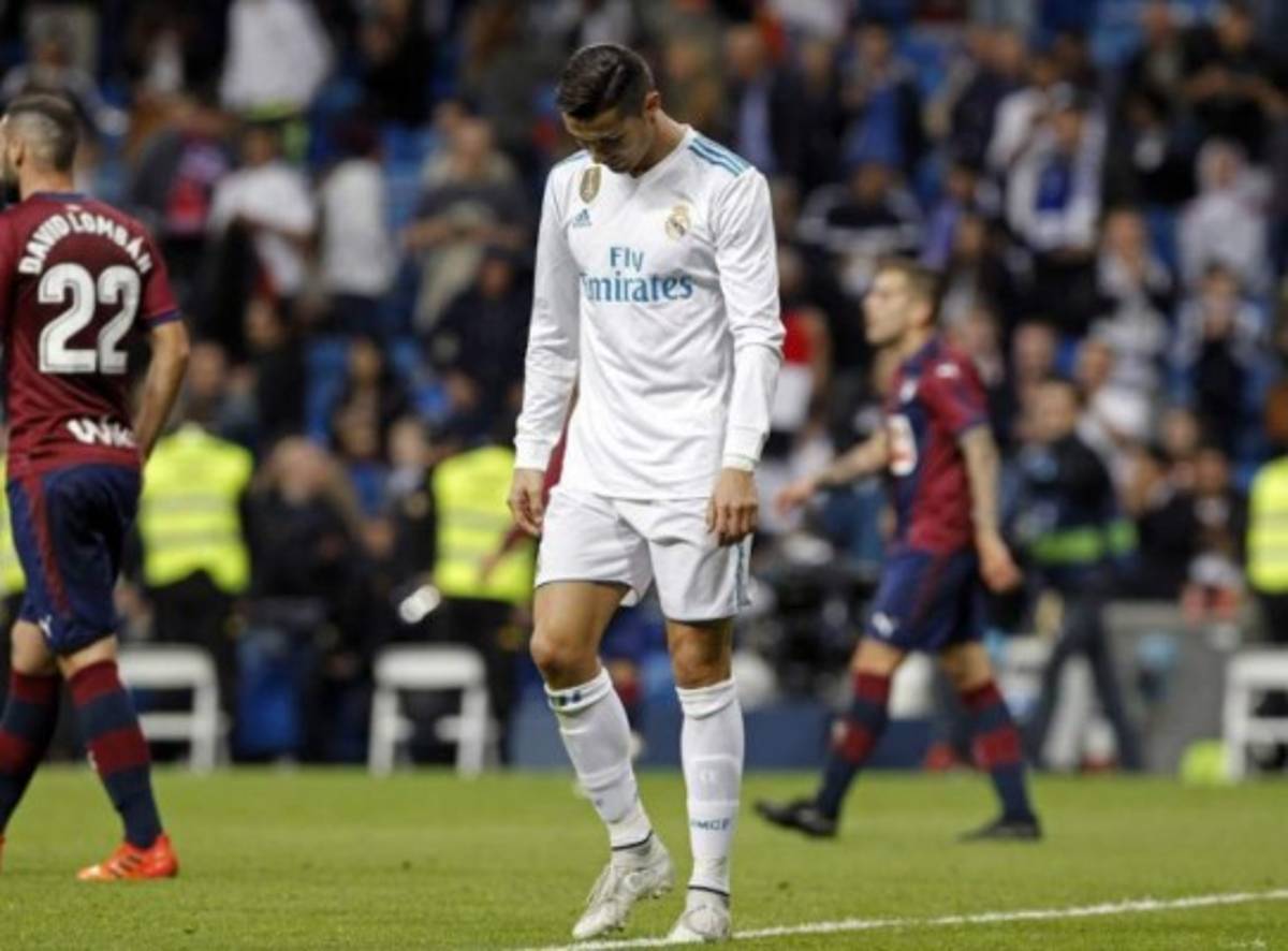 LO QUE NO SE VIO: Las tristes imágenes de Cristiano tras finalizar el partido ante el Eibar