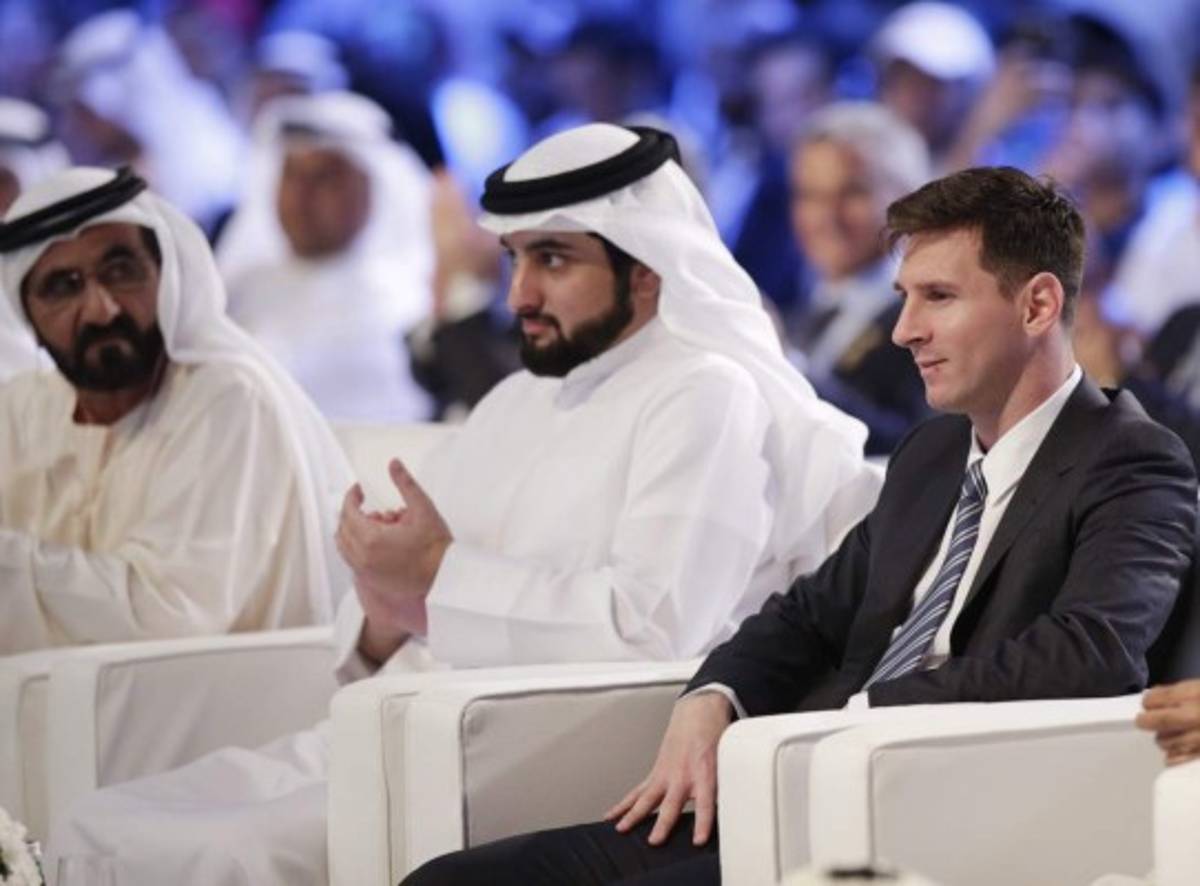 FOTOS: Así la pasó Messi en la gala del Globe Soccer Awards en Dubai