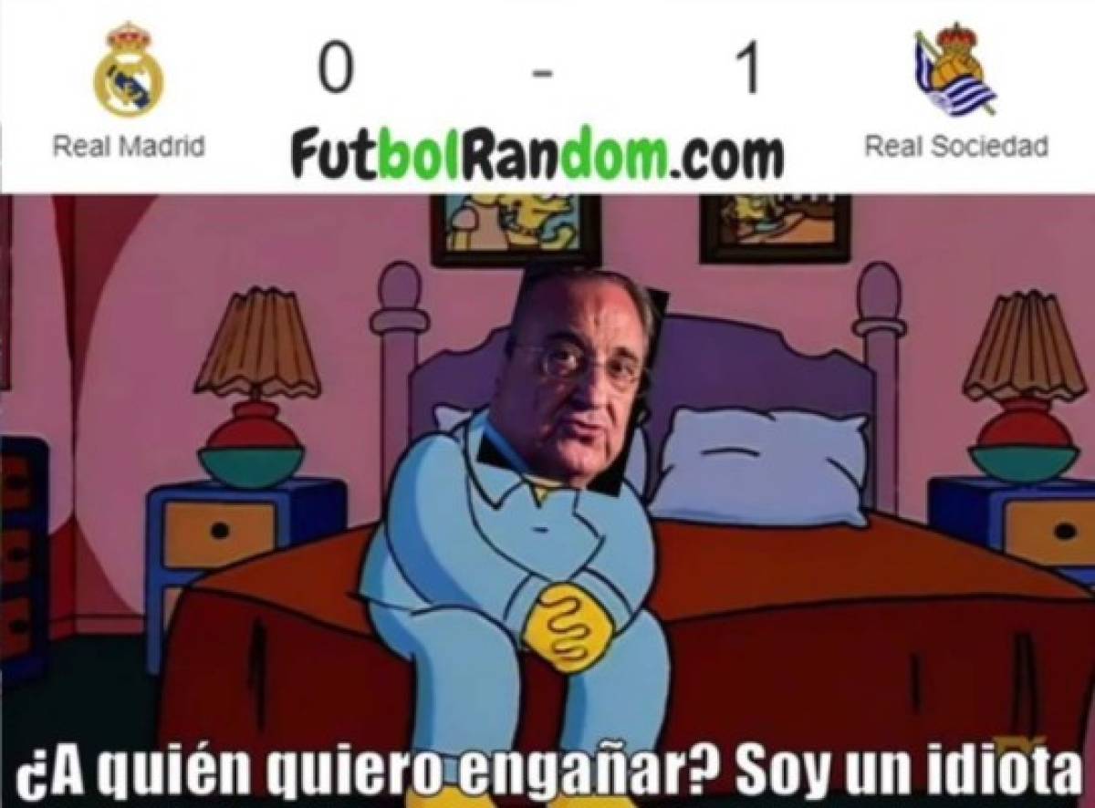 Burlas: 'Trituran' con memes al Real Madrid por su derrota ante la Real Sociedad