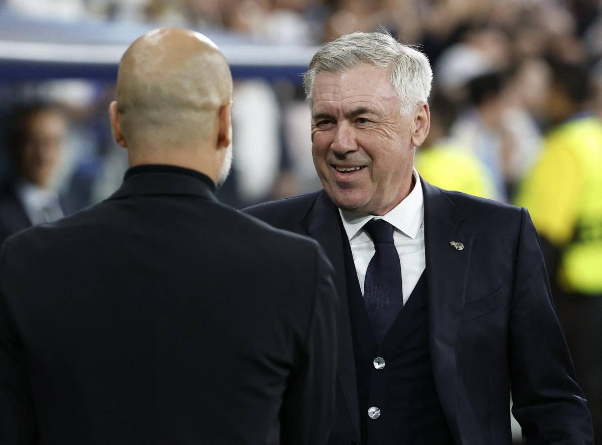 Real Madrid - City: Guardiola explota en el Bernabéu, el extraño gesto de Ancelotti y el cruce de Vinicius con rival