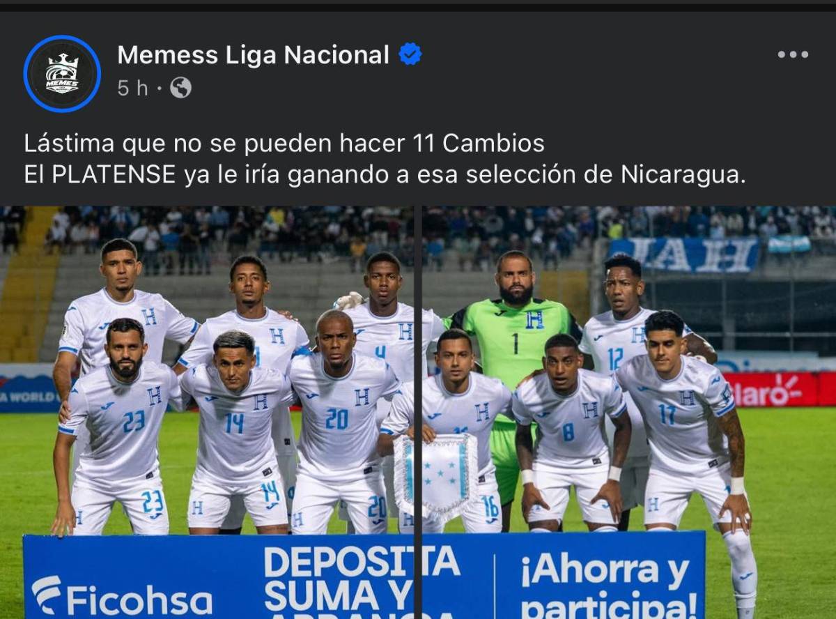 Choco Lozano es protagonista: estos son los mejores memes que dejó el triunfo de Honduras ante Nicaragua en Eliminatorias