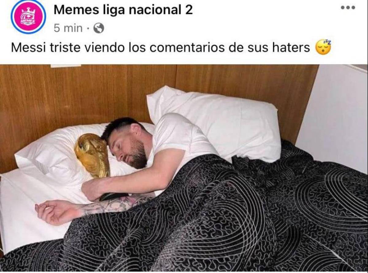 No se olvidaron de Cristiano Ronaldo: Así fueron los jocosos memes de Messi en la gala del balón de Oro 2023