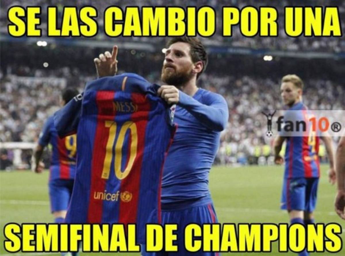 Los memes que siguen sobre Messi y su celebración en el Bernabéu