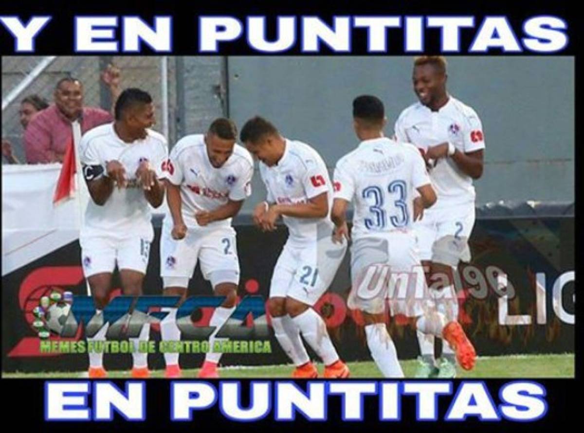 Los terribles memes que dejó la goleada de Olimpia a Plaza Amador
