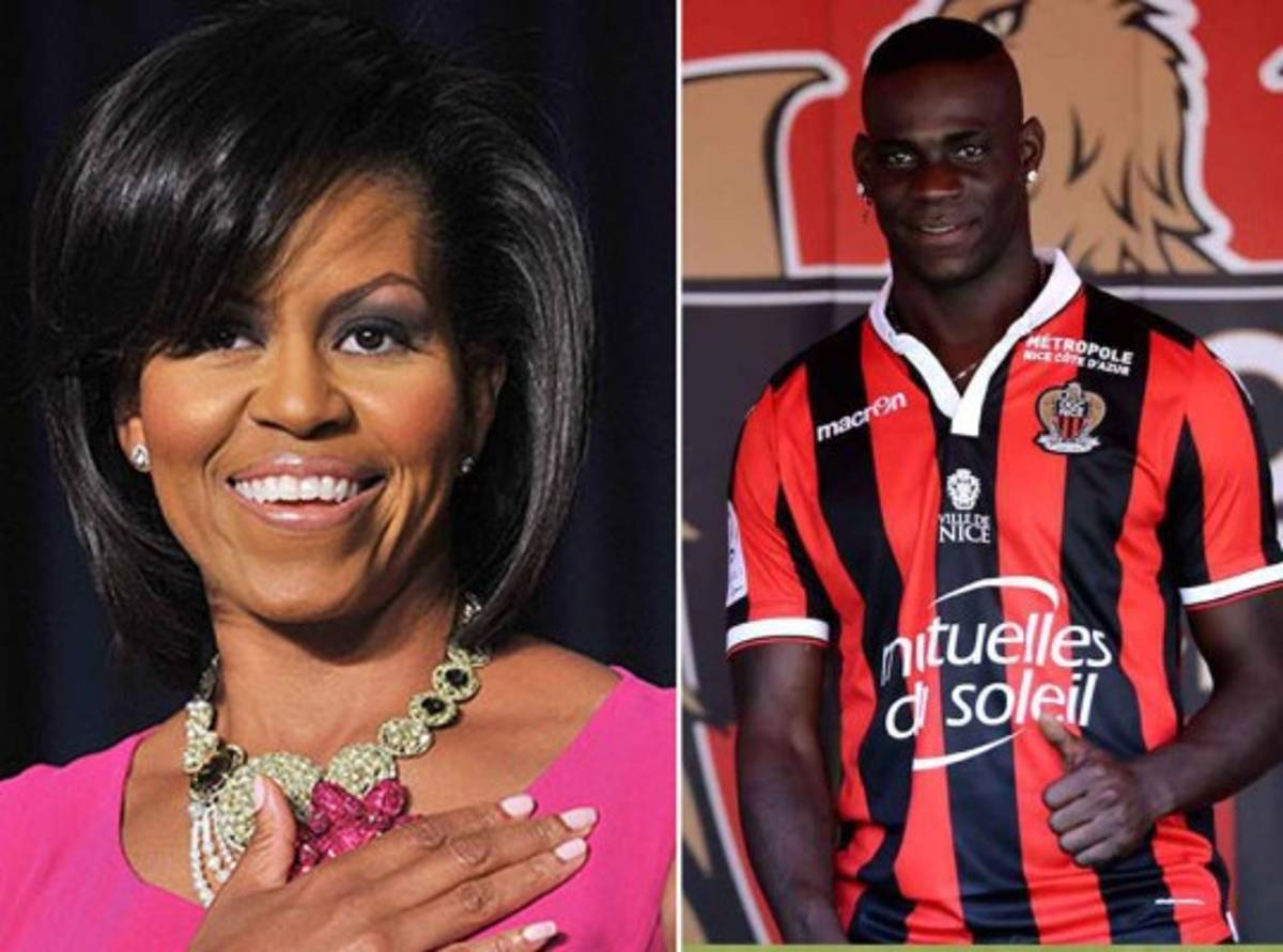 El piropo de Mario Balotelli a Michelle Obama, la esposa de Barack