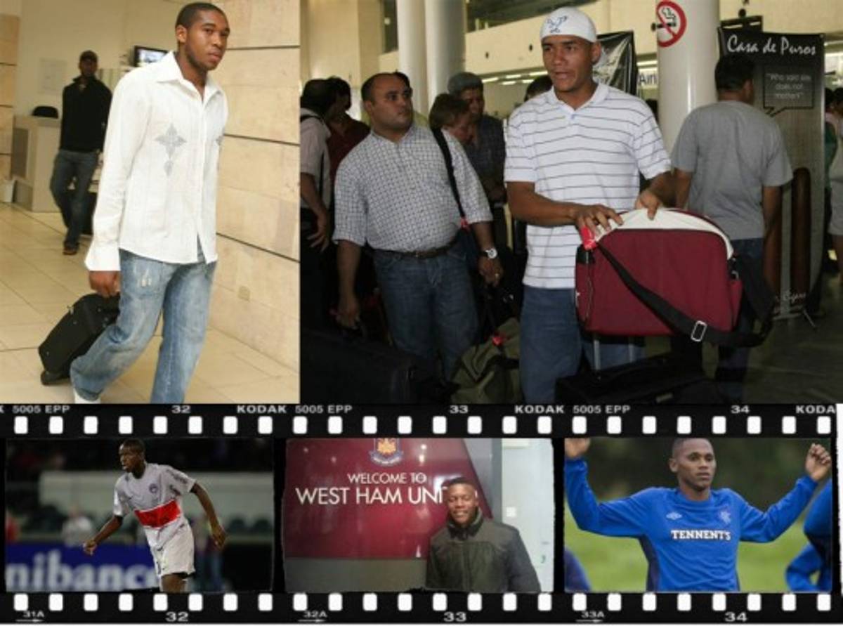 Los futbolistas hondureños que han ido al extranjero a hacer pruebas