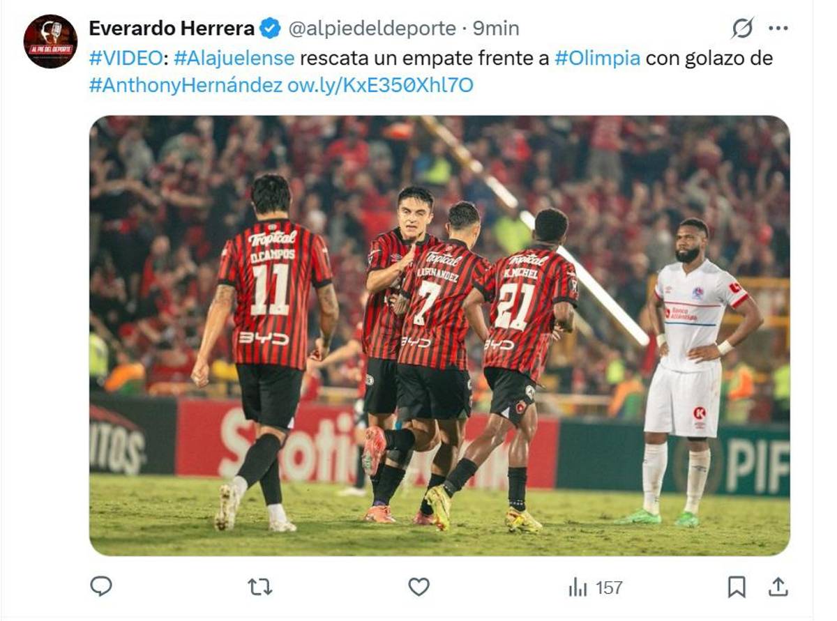 Olimpia se lleva la ventaja, el Morera Soto es de entrenamiento para el León: la prensa catracha y tica opinó con el Alajuelense vs Olimpia