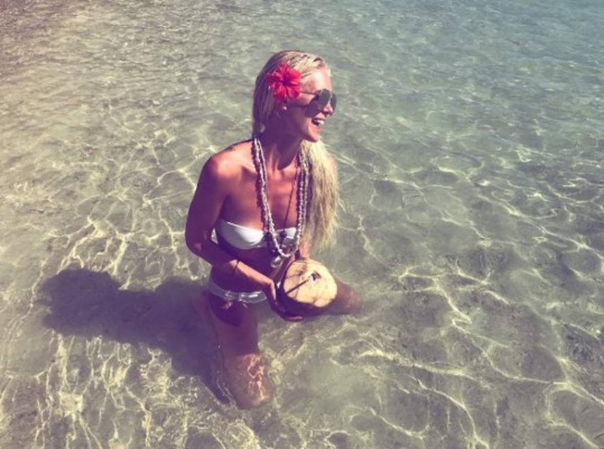 Las lujosas vacaciones de Maxi López y su tremenda novia sueca