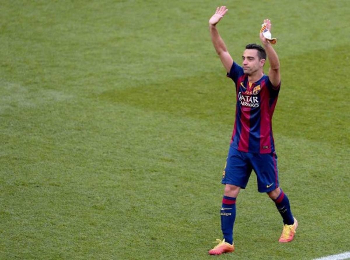 La despedida de Xavi Hernández del Camp Nou