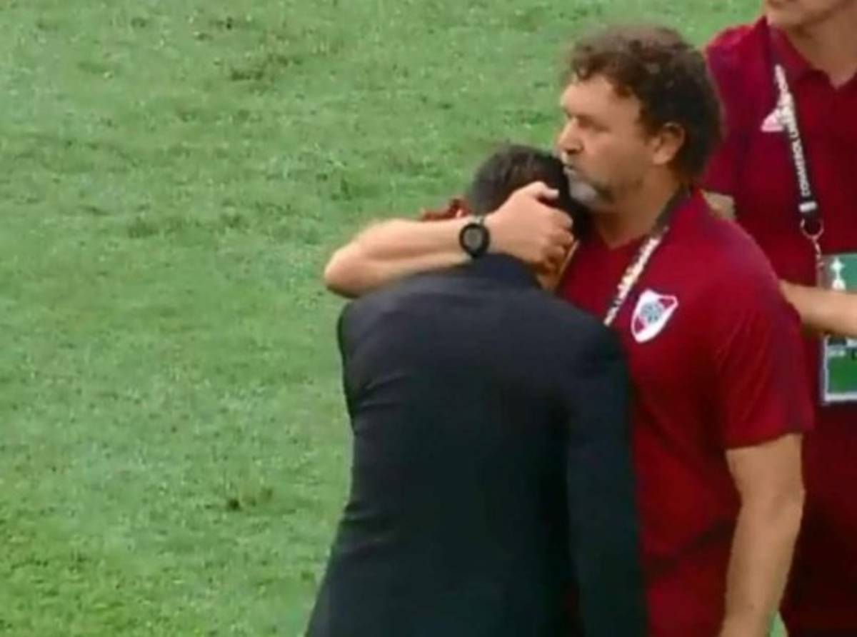 Marcelo Gallardo rompe a llorar tras perder la final de la Copa Libertadores ante Flamengo