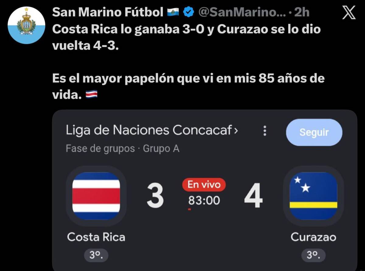 Chepebomba se burla: así reaccionó la prensa tras triunfo de Curazao a Costa Rica