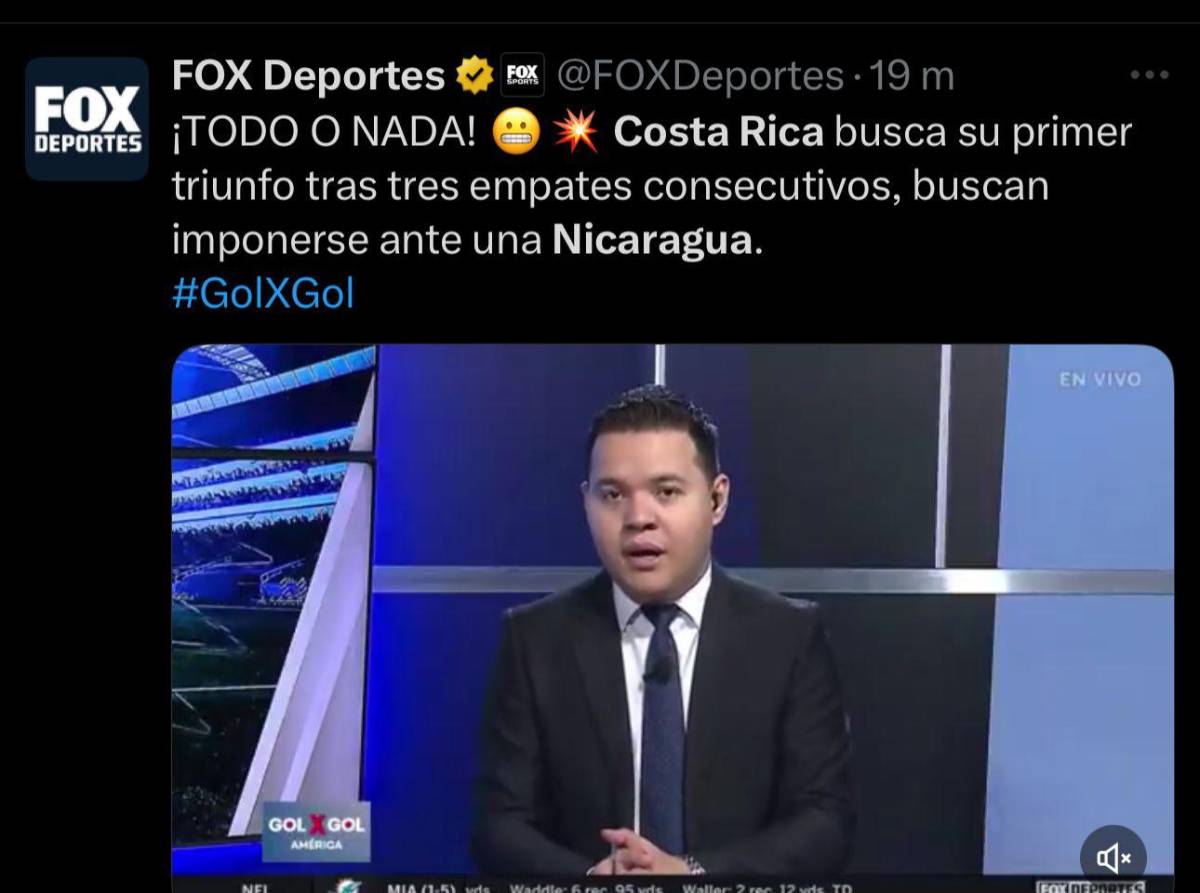 Si CR pierde, cierro la cuenta, Honduras no irá al mundial: la prensa reacciona previo al Costa Rica-Nicaragua en Eliminatorias