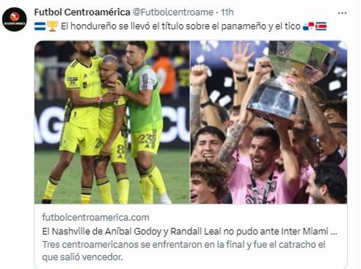 “Un hondureño es campeón con Messi”, “Un penal con categoría”: Los tremendos elogios a David Ruiz tras quedar campeón con Inter Miami