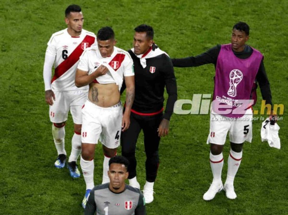 Las desgarradoras fotos de Perú luego de ser eliminados del Mundial de Rusia 2018