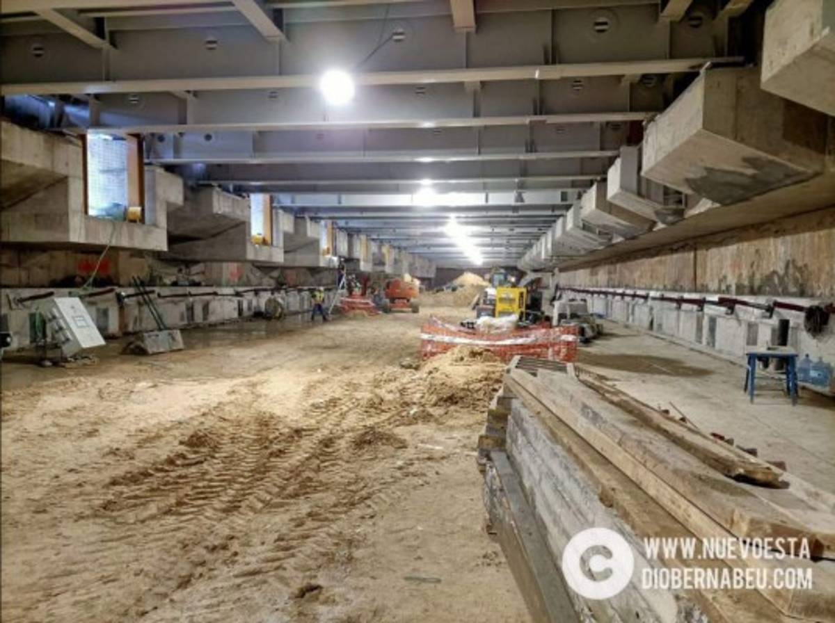 Esto pasa mientras el Real Madrid juega: la construcción 'escondida' debajo del Santiago Bernabéu