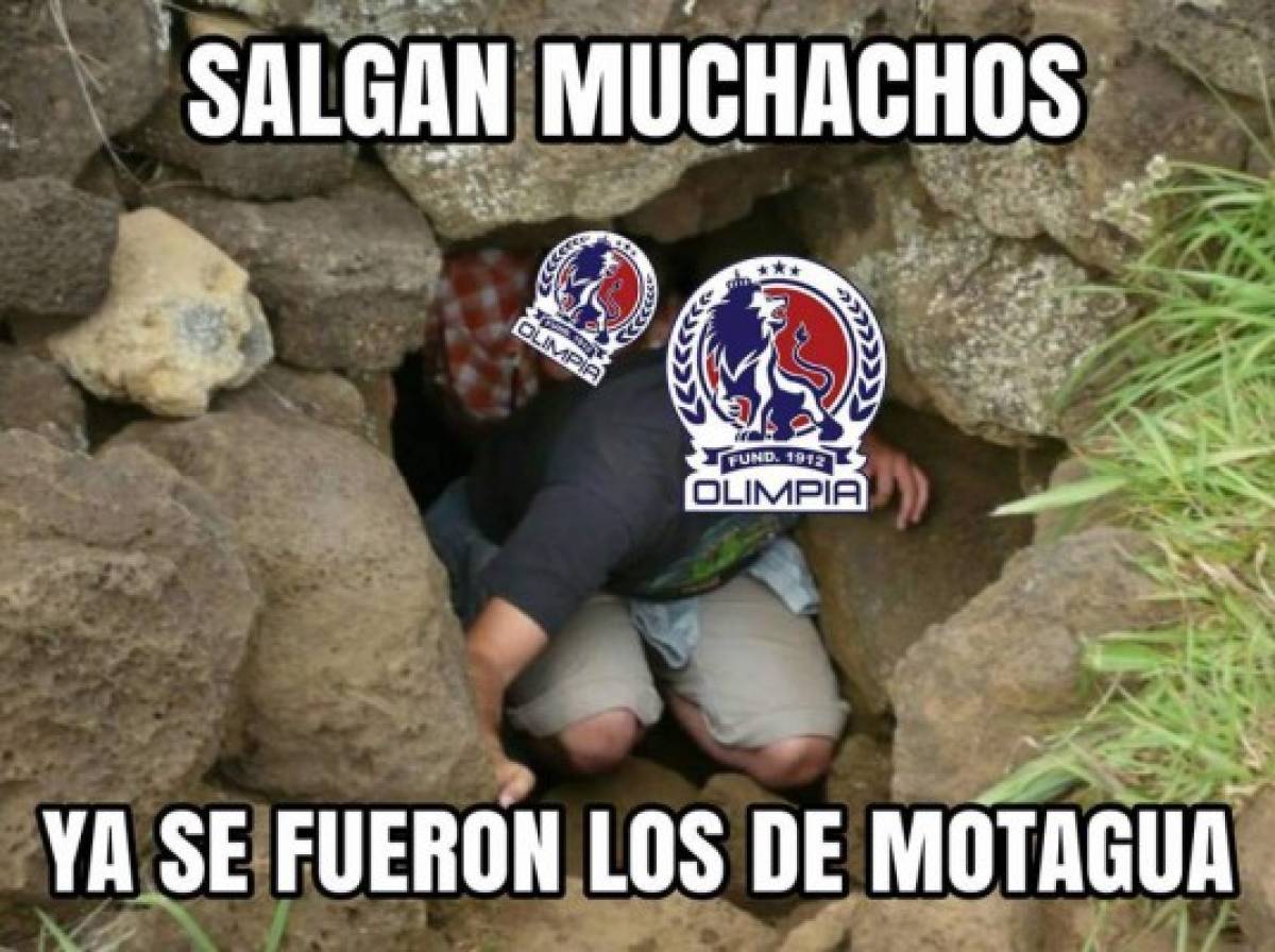 Motagua revienta con memes al Olimpia tras golearlo en Comayagua