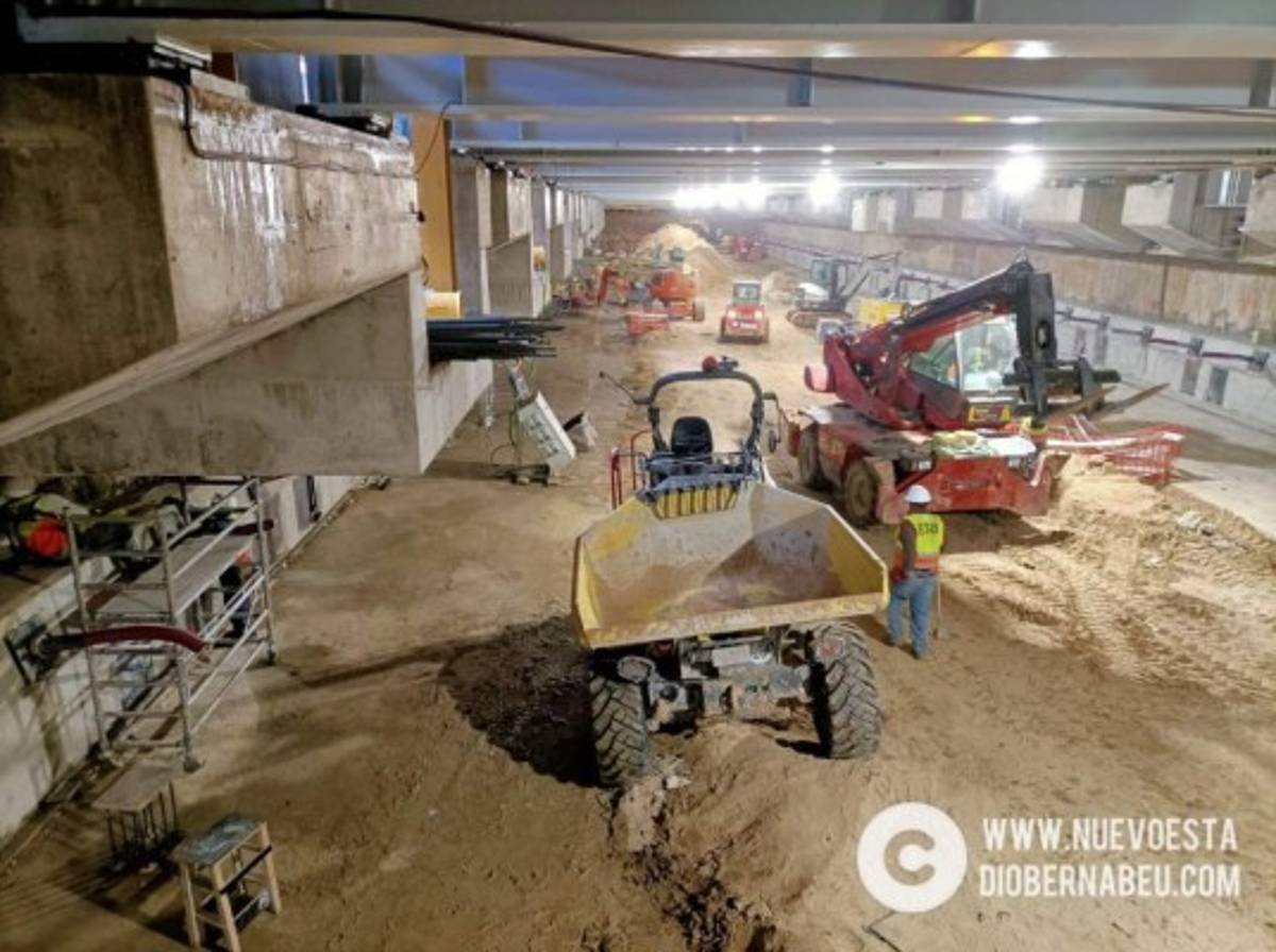 Esto pasa mientras el Real Madrid juega: la construcción 'escondida' debajo del Santiago Bernabéu