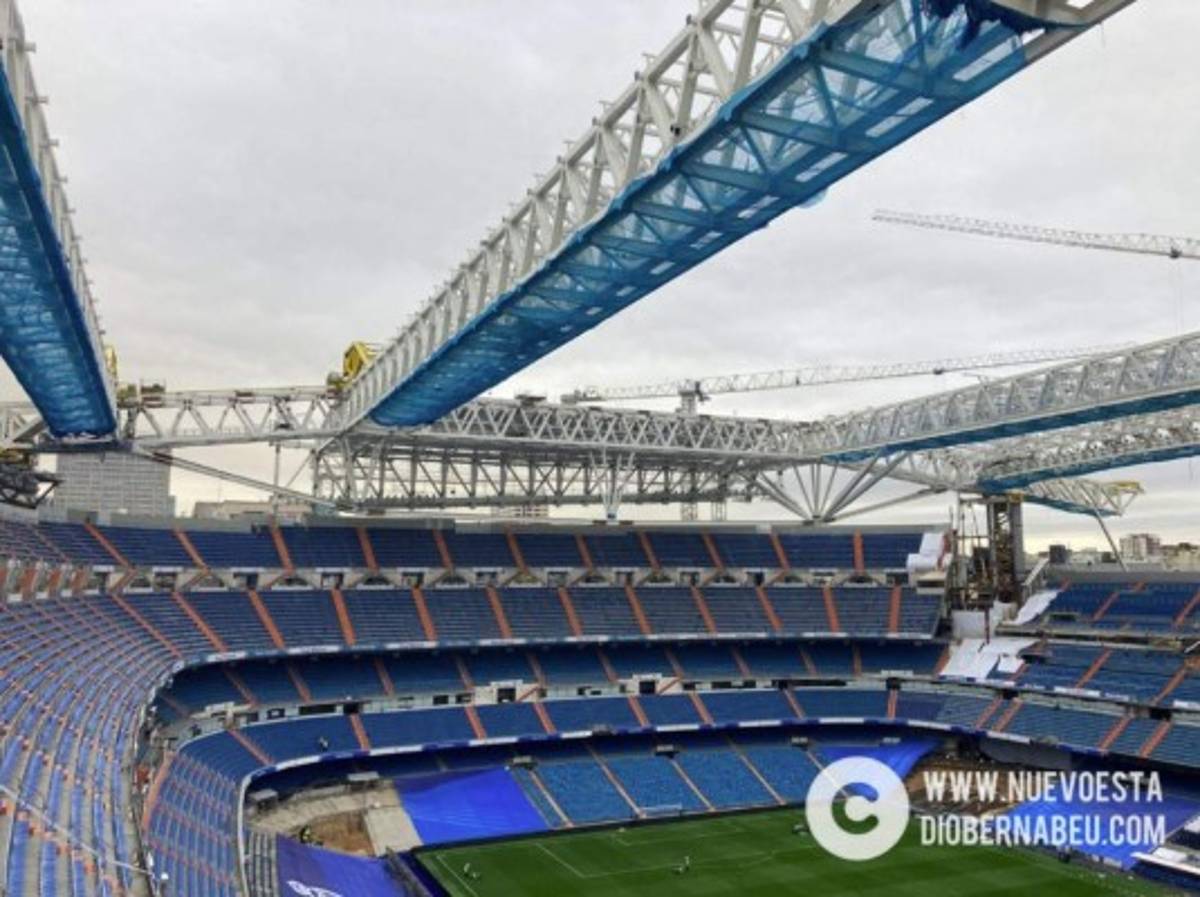 Esto pasa mientras el Real Madrid juega: la construcción 'escondida' debajo del Santiago Bernabéu