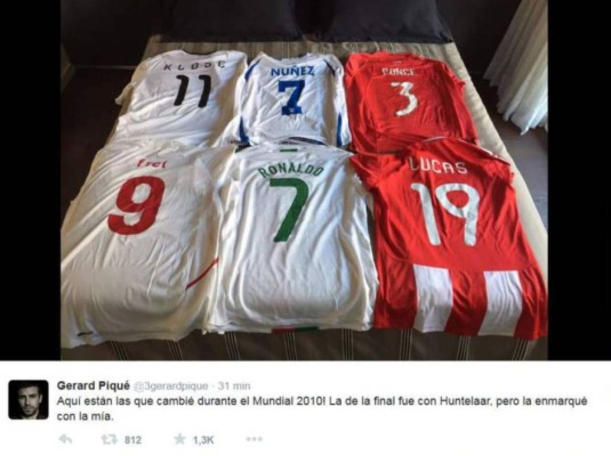 Ídolos mundiales que poseen camisetas de selecciones o clubes hondureños