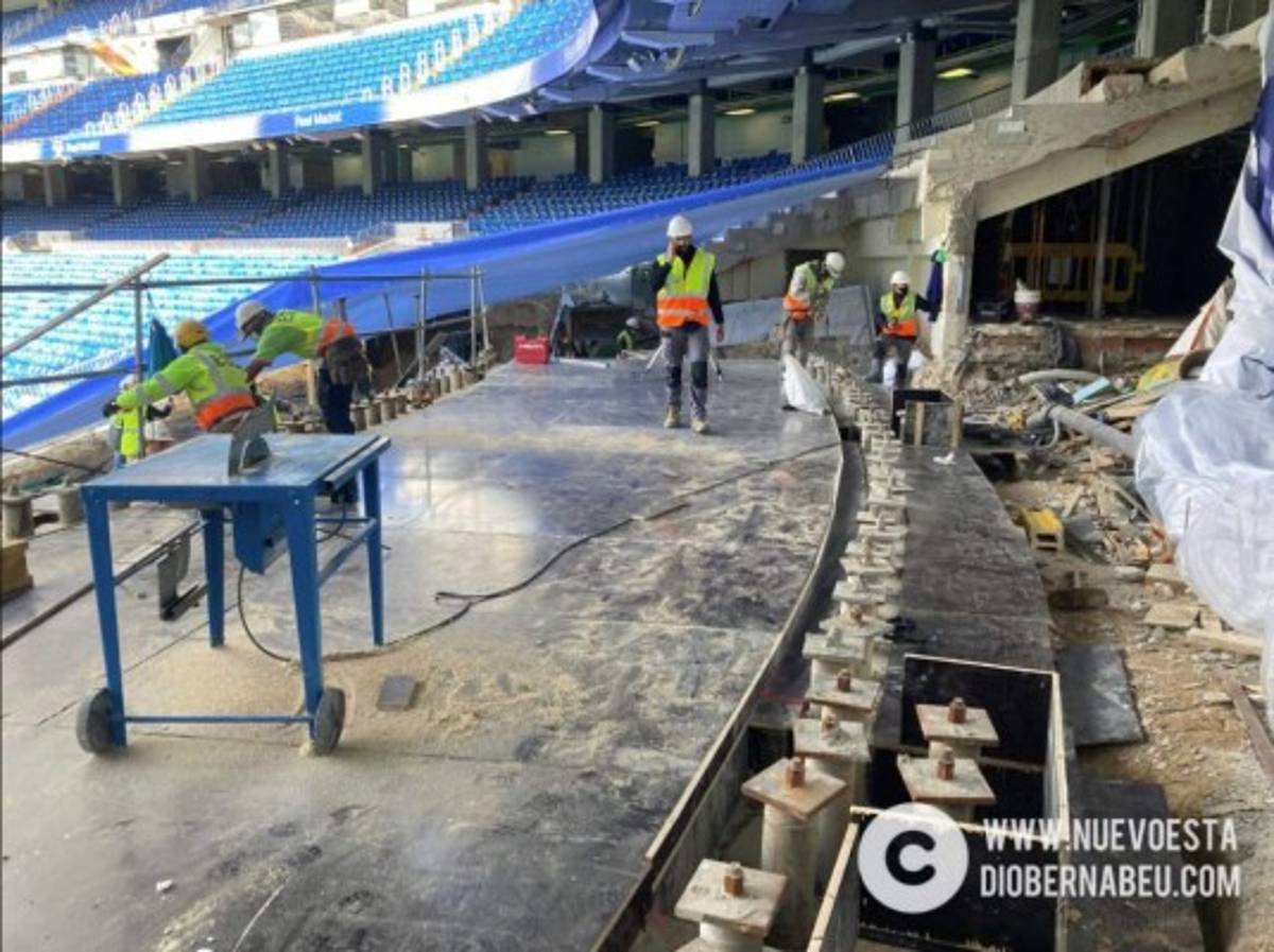 Esto pasa mientras el Real Madrid juega: la construcción 'escondida' debajo del Santiago Bernabéu