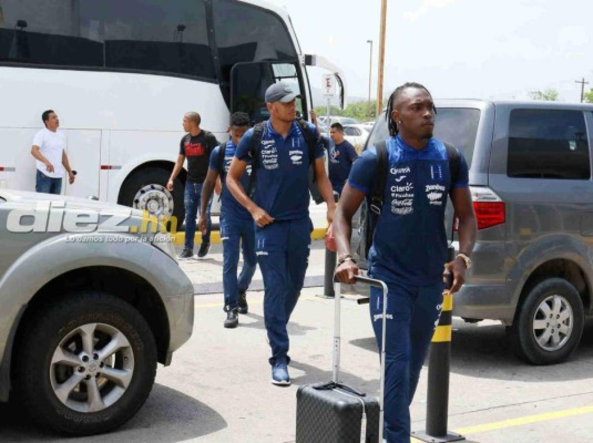 FOTOS: Selección de Honduras salió rumbo a Jamaica para su debut en Copa Oro