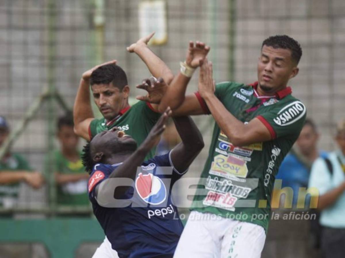 Las imágenes que no viste en televisión del Marathón-Motagua