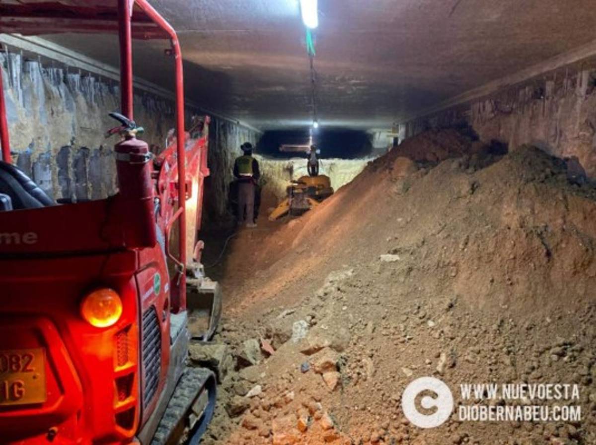 Esto pasa mientras el Real Madrid juega: la construcción 'escondida' debajo del Santiago Bernabéu