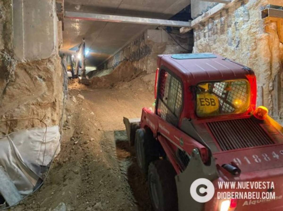 Esto pasa mientras el Real Madrid juega: la construcción 'escondida' debajo del Santiago Bernabéu