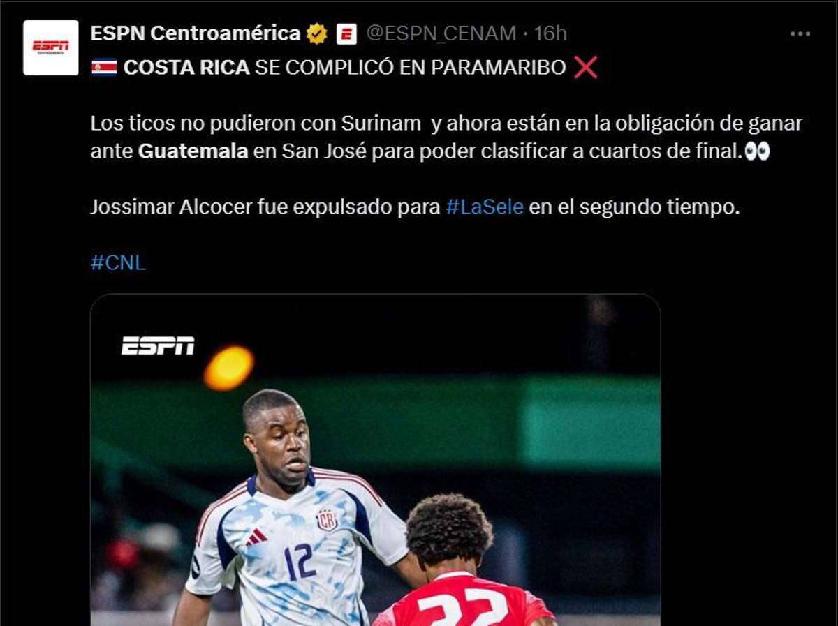 Prensa de Costa Rica y Guatemala encienden el partido por el boleto a cuartos de final de Nations League: “están obligados a ganar”