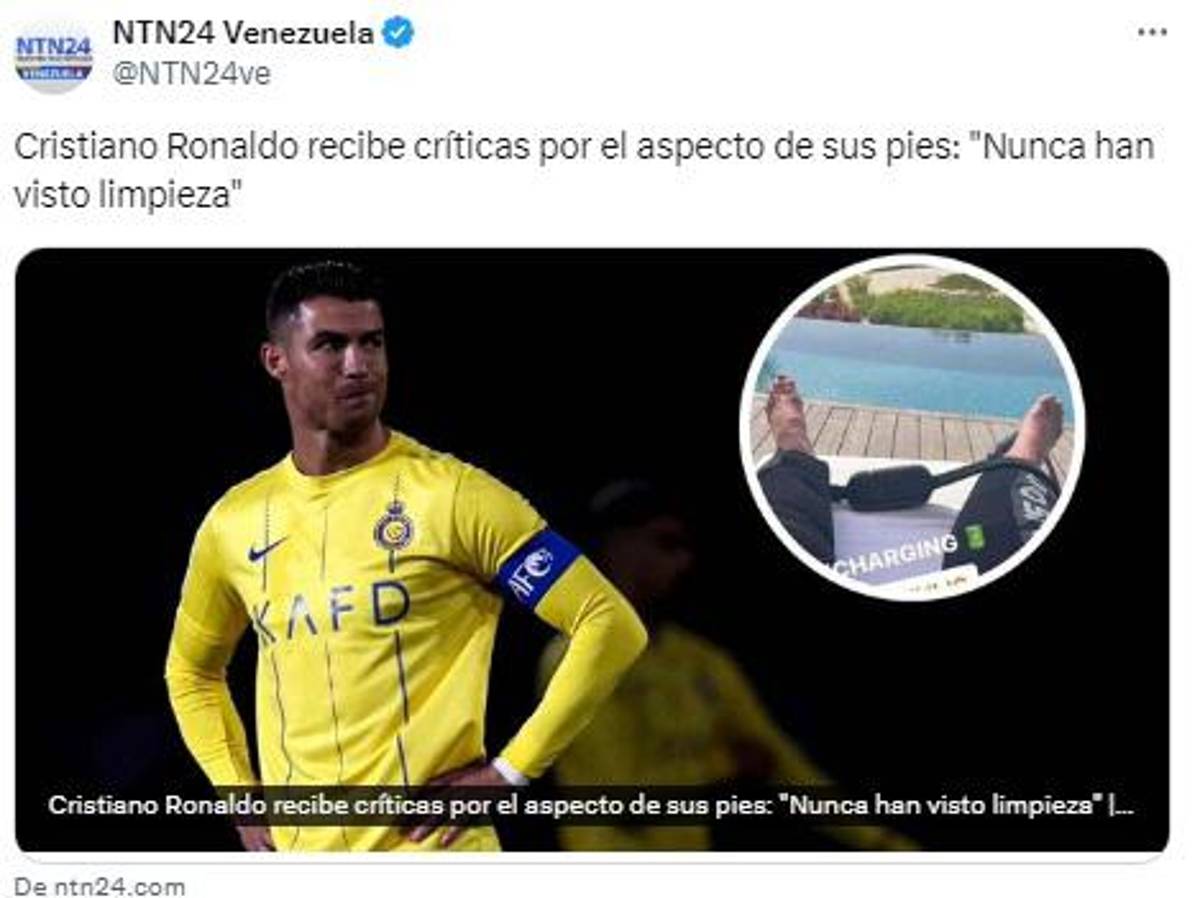 Cristiano Ronaldo muestra sus pies, lo comparan con LeBron James y todos hablan de lo mismo: “Nunca han visto...”