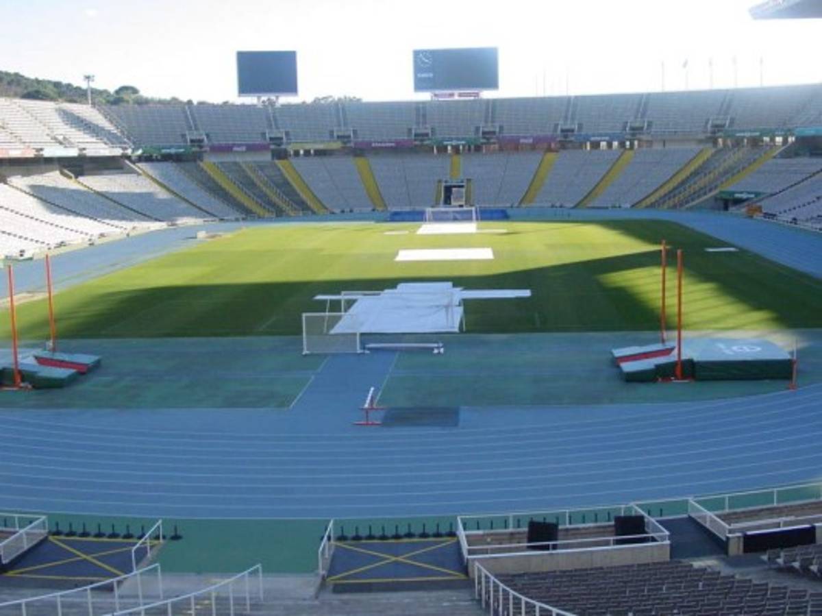 Así es el estadio Olímpico de Montjuic de Barcelona, lugar donde jugará la selección de Honduras