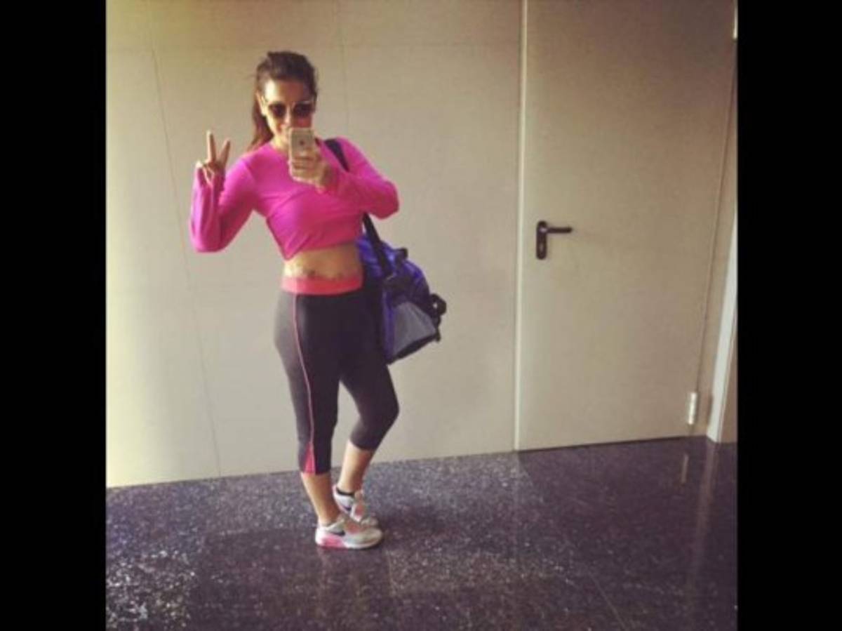 Katia Aveiro, hermana de Cristiano Ronaldo, posó muy sexi para revista