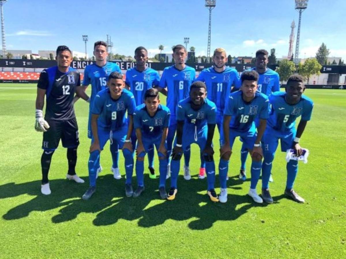 Sub-20 de Honduras cae en su segundo amistoso previo al Mundial, esta vez ante Valencia