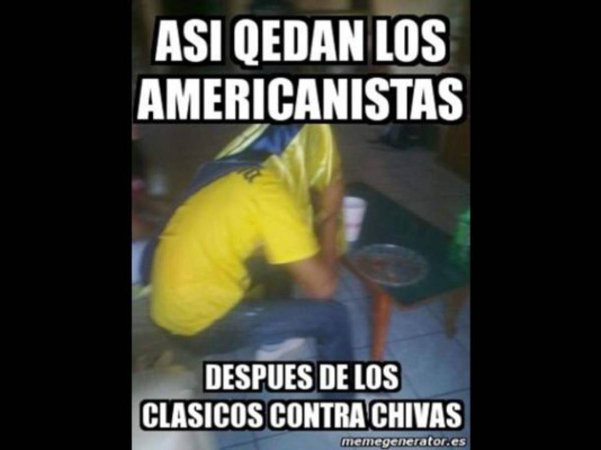 Los memes más divertidos que dejó el clásico América-Chivas