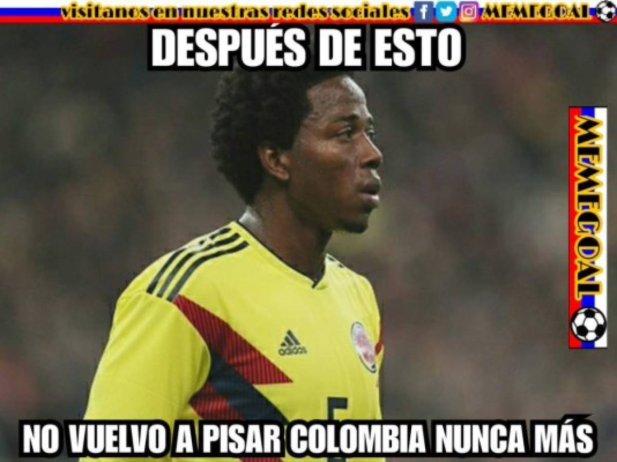 ¡Crueles! Los mejores memes de la eliminación de Colombia del Mundial a manos de Inglaterra