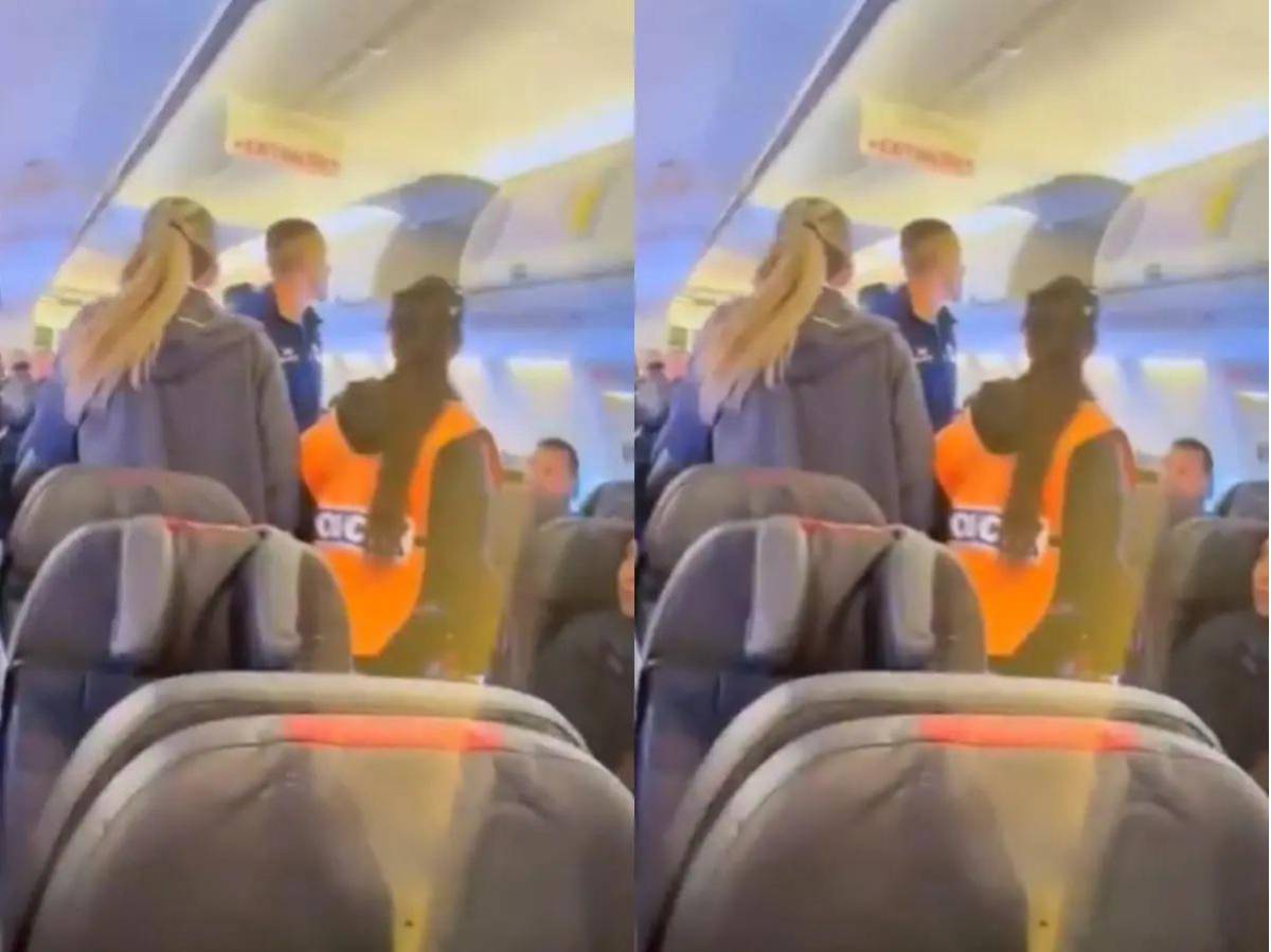 Futbolista puso en peligro un vuelo avión completo con una sola palabra y el castigo que afronta