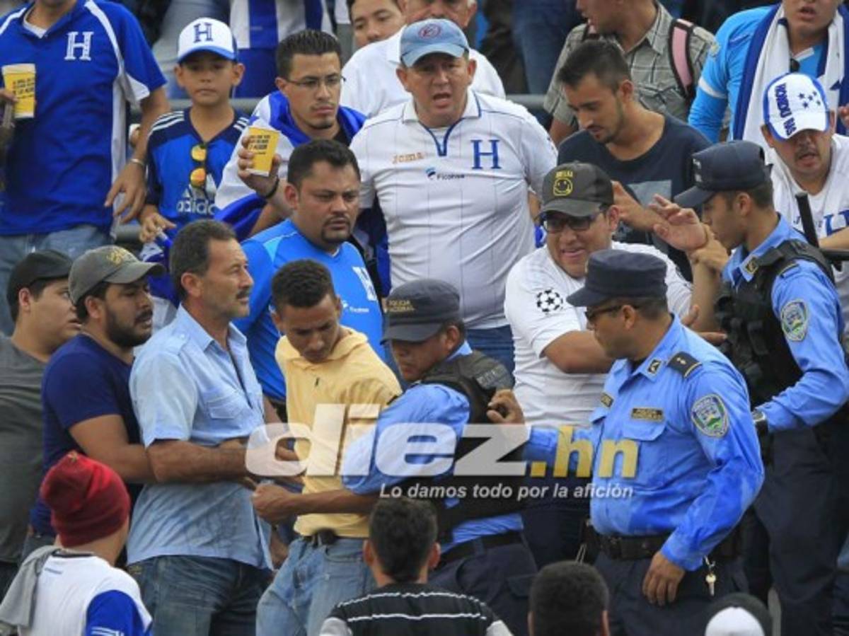 Las imágenes que la televisión no te presentó del Honduras-Panamá