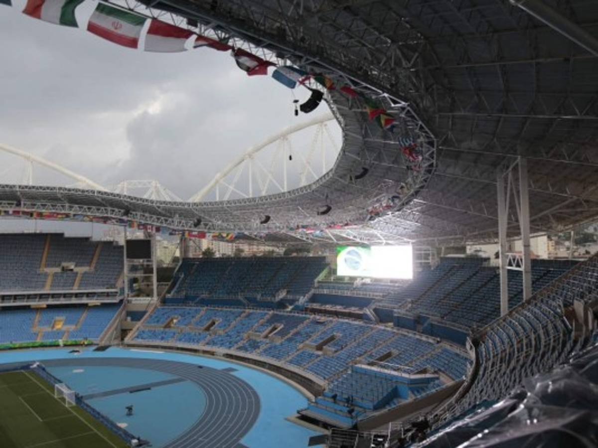 Así de bello luce el estadio Engenhão, donde debutará Honduras