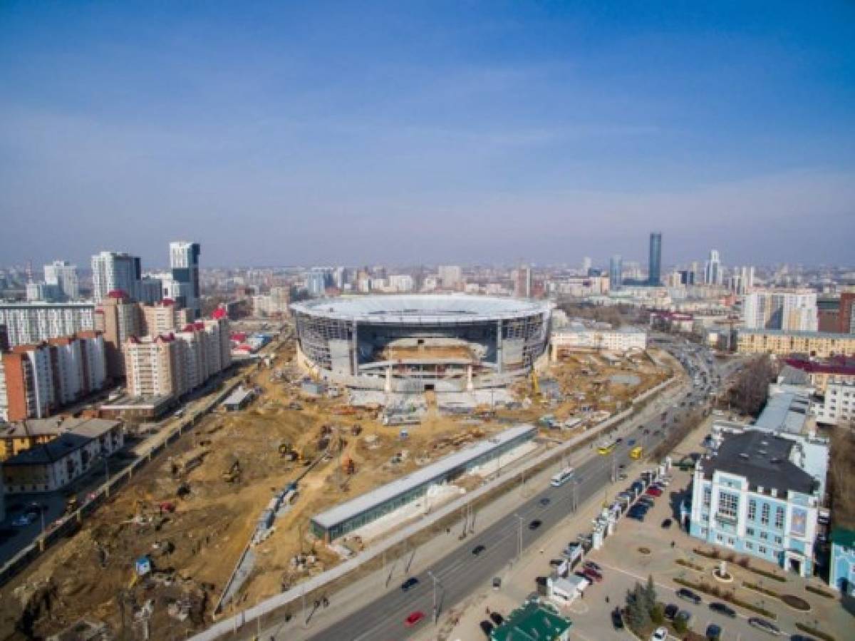 Ekaterimburg Arena, el estadio más raro del Mundial de Rusia 2018